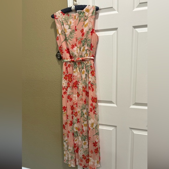 Lily summer maxi sleeveless floral dress size 10 - Picture 4 of 6